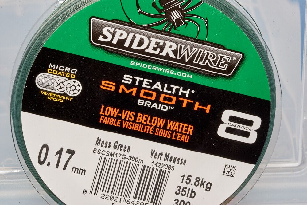 Spiderwire Stealth Braided Fishing Line, Green 300-yd